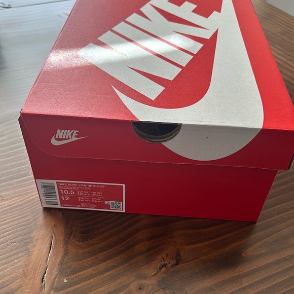 New Nike Dunk Low Retro SE Sail/Pale Ivory-Baltic Blue - Picture 6 of 8